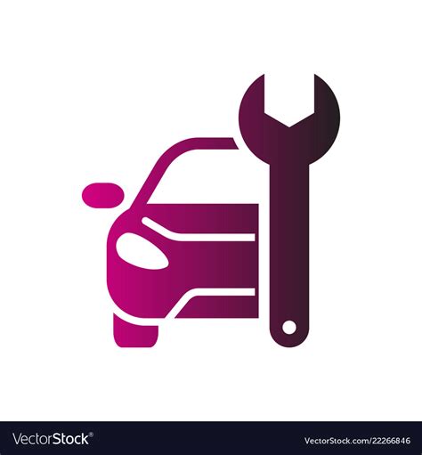 Car Repairing Logo Automotive Royalty Free Vector Image