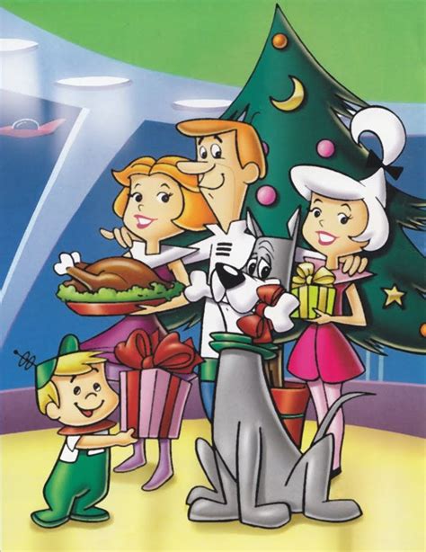 Merry Christmas From The Jetsons Old Cartoon Characters The Jetsons