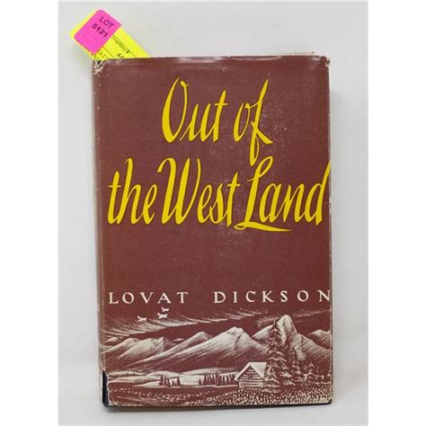 1944 Lovat Dickson Out In The Westland Book
