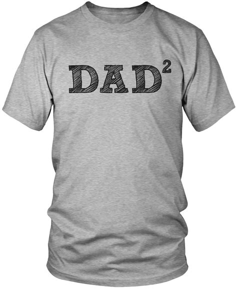 Dad 2 Mens T Shirt Dad Squared Father Of 2 Proud Dad Etsy