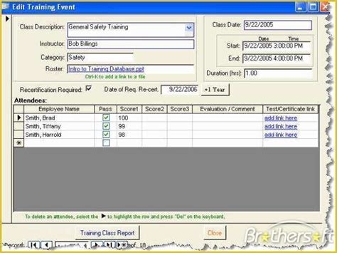 This sample database template demonstrates how access can manage small business customers, orders, inventory, purchasing, suppliers, shipping, and employees. 46 Microsoft Access Employee Training Database Template Free | Heritagechristiancollege