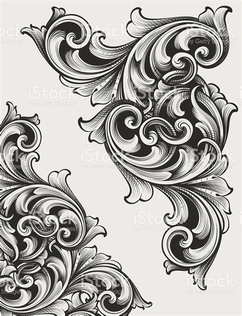 How To Draw Scrollwork And Filigree At How To Draw