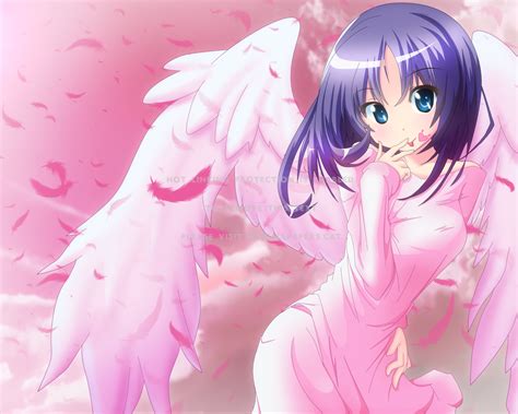 Pink Angel Orginal Girl Wings Cute Anime Ac H