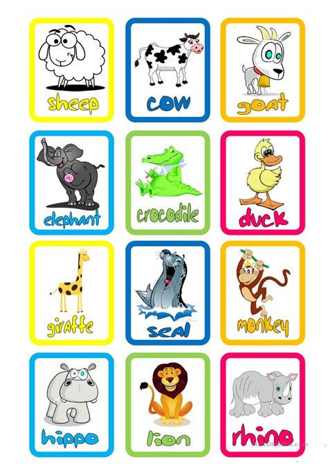 Check spelling or type a new query. 15 Animal Flash Cards | Kitty Baby Love