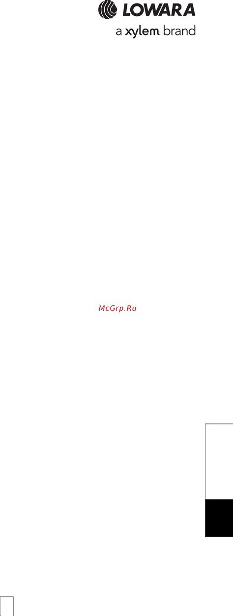 Lowara e-SV 33SV3/1AGH075T [241/264] Acces acces acces acces