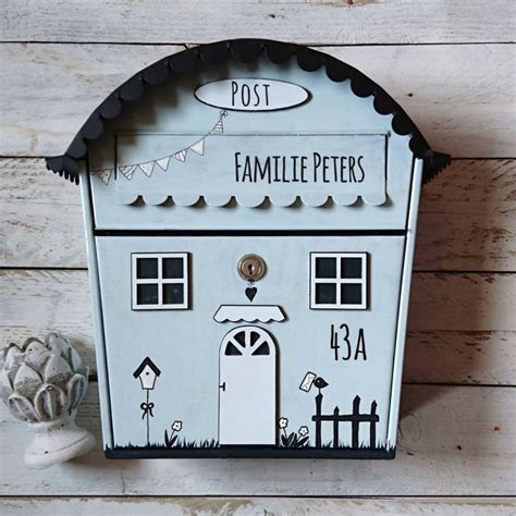 Die hausbriefkästen ersparen den briefträgern das treppensteigen. Haus im hygge Style | Briefkasten, Brief, Selbermachen