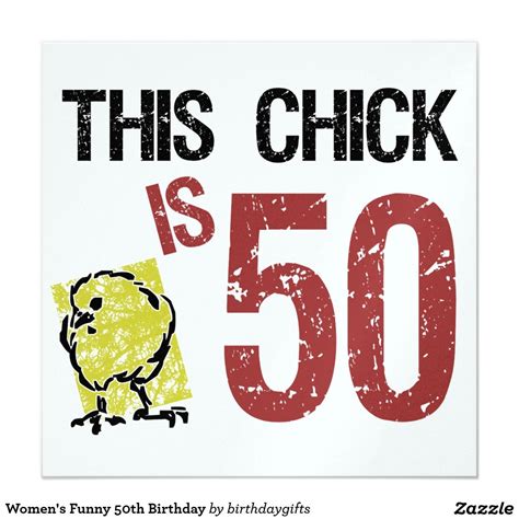 Womens Funny 50th Birthday Card 50th Birthday Funny