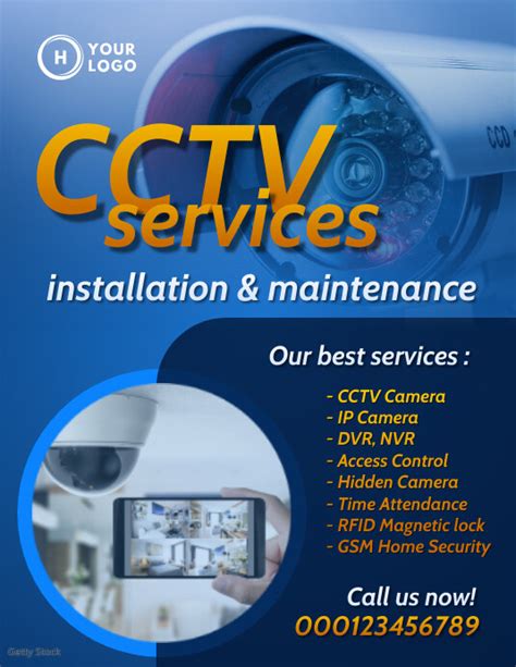 Cctv Service Flyer Ad Template Postermywall