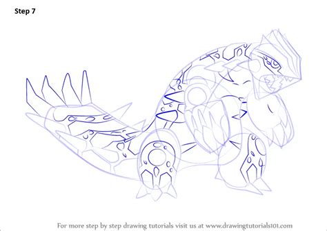 Learn How To Draw Primal Groudon From Pokemon Pokemon Step By Step