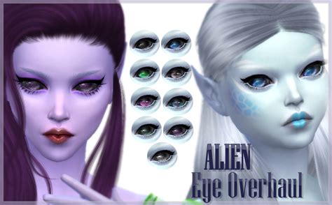 My Sims 4 Blog Alien Eyes Overhaul Replacements And Contacts By Kellyhb5