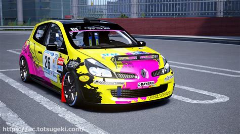 Assetto CorsaクリオClioIII RS1 グループR3 R3 Renault Clio 3 RS1 アセット