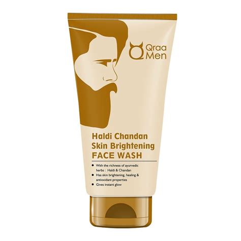 Qraa Men Haldi Chandan Skin Brightening Face Wash Cream 100 Gm At Rs