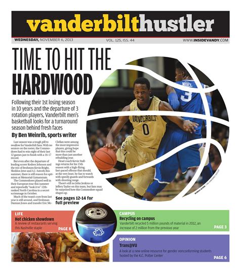The Vanderbilt Hustler 11 06 13 By The Vanderbilt Hustler Issuu