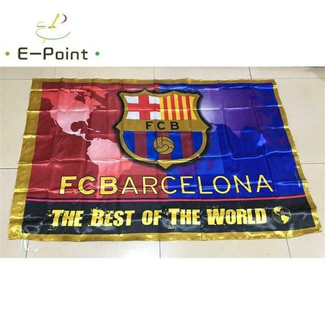 Barcelona Custom Soccer Sport Flags For Sale Online Ebay Custom