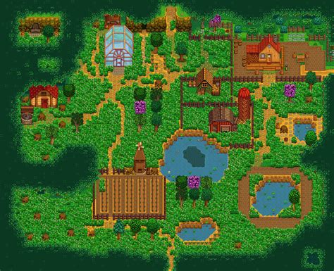 If you don't know this map is actually great for solo players to plan out their farm layout, so if you're the type who is very the standard farm is the default map we have all come to know maybe a little too well, this if you're a sucker for foraging then the forest farm will be your map, it's littered with hardwood. Stardew Designs (@StardewDesigns) | Twitter