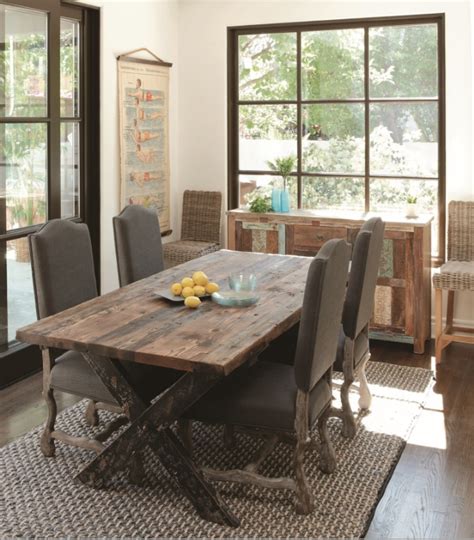 It's the place where family and friends . 47 Calm And Airy Rustic Dining Room Designs | DigsDigs