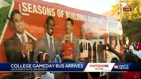 College Gameday Bus Arrives At JSU