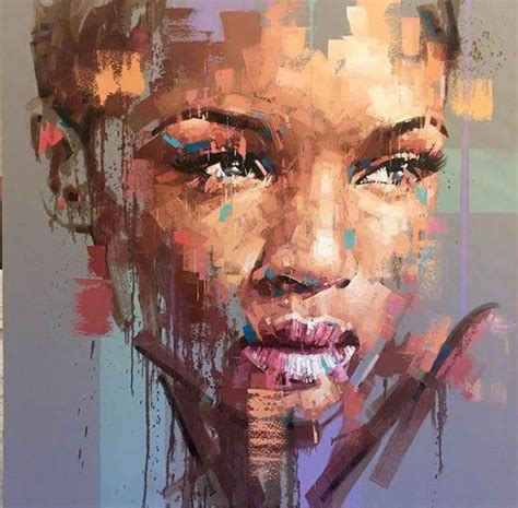 Black Woman Melanin Painting Art Print Etsy Art Painting Portrait