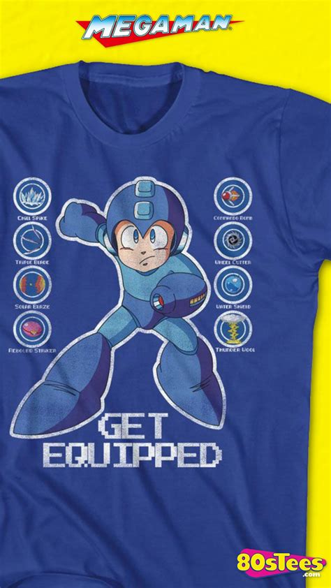 Get Equipped Mega Man T Shirt
