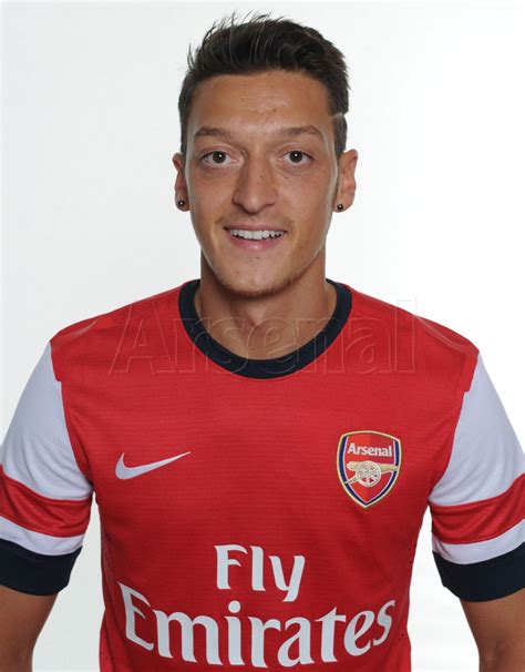 First Images Of Mesut Ozil Wearing Arsenal Kit Official Photos