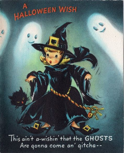 4800 Ei 2449 Vintage Halloween Images Vintage Halloween Cards