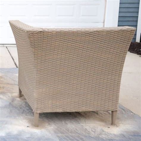 Can you paint plastic rattan furniture uk. Spray Paint Outdoor Resin Wicker Furniture! in 2020 ...