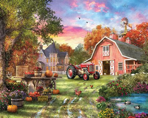 Farm Life Jigsaw Puzzle 1000 Piece White Mountain Puzzles