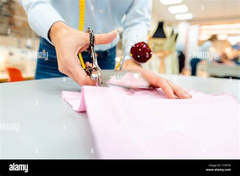 Cutting Fabric Hi Res Stock Photography And Images Alamy