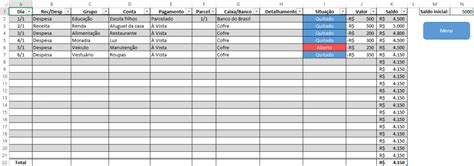 Planilha De Gastos Excel 2 Guia Do Excel