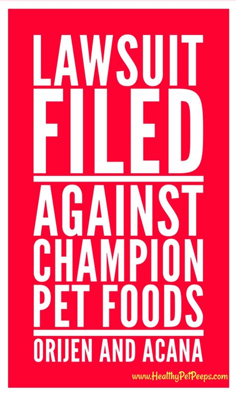 The official twitter for the makers of the world's best premium petfood — orijen and acana, made in our canadian and usa kitchens. Lawsuit Filed For Heavy Metals And BPA Found In Orijen And ...