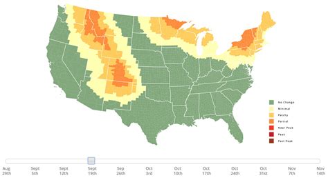 Fall Foliage Prediction Map