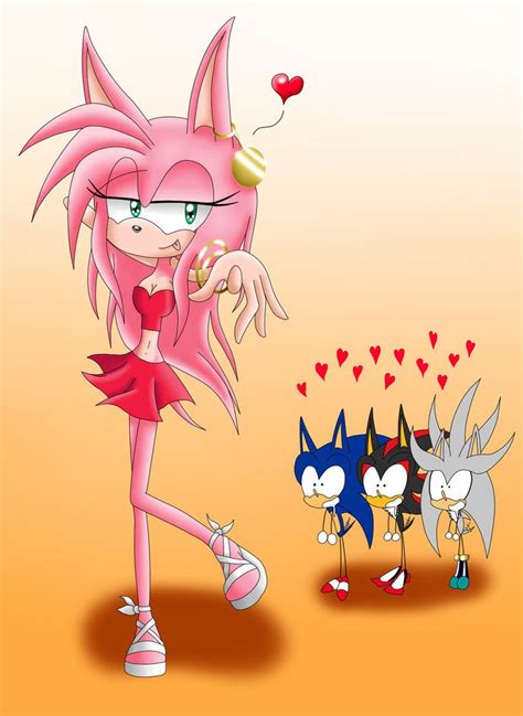 Sonic And Amy Sonic Boom Amy Rose Cute Hedgehog Sonic The Hedgehog