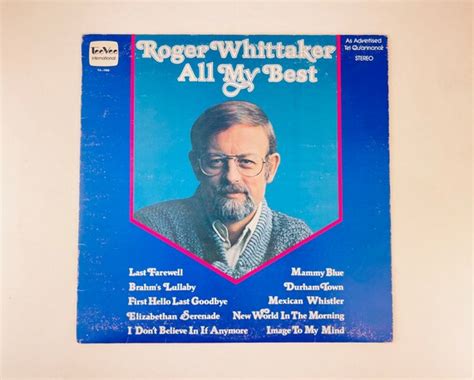Vintage Roger Whittaker All My Best Vinyl Record Etsy
