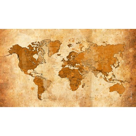 Old Worldmap Weltkarte By Kunstlab On Deviantart