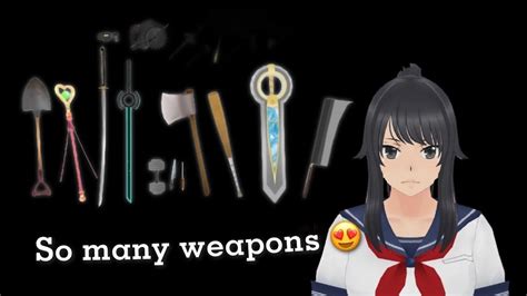 Rating All Yandere Simulator Weapons Youtube