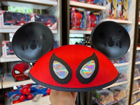 Photos Amazing New Spider Man Mickey Ear Hat Swings Into Walt Disney