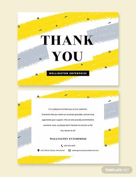 8 Business Thank You Cards Psd Ai Free And Premium Templates