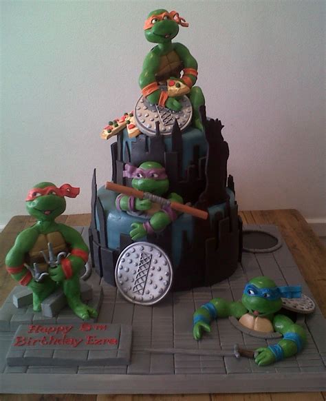 37 Birthday Cakes Ninja Turtles Pictures