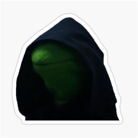 Evil Kermit Sticker By Vampirevenom Redbubble