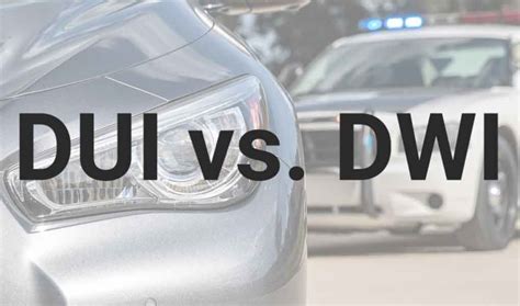 Netnewsledger The Difference Between Dui And Dwi