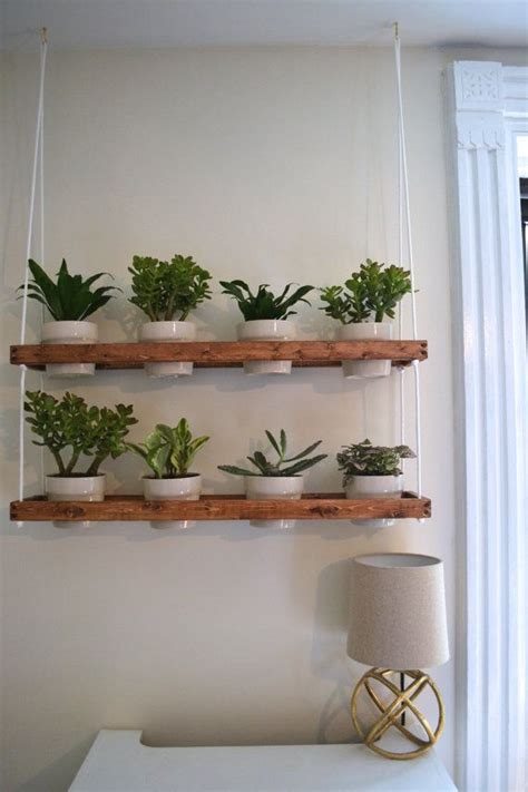 Wooden Hanging Planter Is A Completely Hand Made If Youd