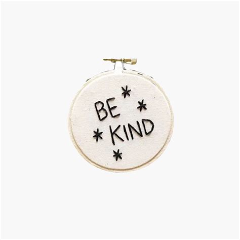 Mini Positive Embroidery Kit Be Kind Nexus Hope Foundation