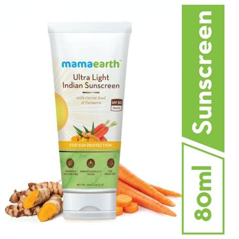 Mamaearth Ultra Light Indian Sunscreen SPF50 PA Shajgoj