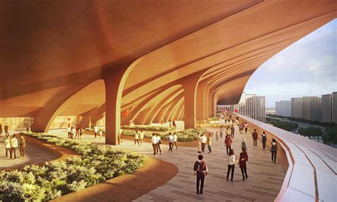 Zaha Hadid Architects Postaví Fotbalový Stadion Xian Inspirovaný