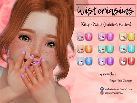The Sims Resource Kitty Nails Toddlers Version