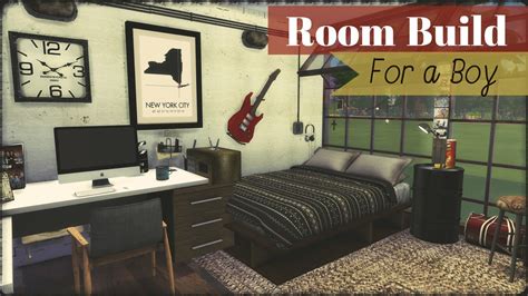 Sims 4 Room Build For A Boy Sims 4 Bedroom Sims House