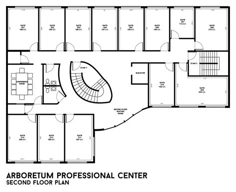 Building Floor Plans Arboretum Professional Center