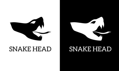 Snake Head Sticking Out Tongue Logo Template 19566875 Vector Art At