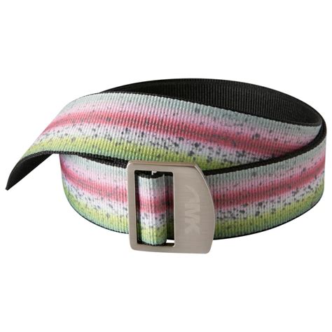 Trout Webbing Belt Quick Dry Stain Resistant Belt Mk Outdoor