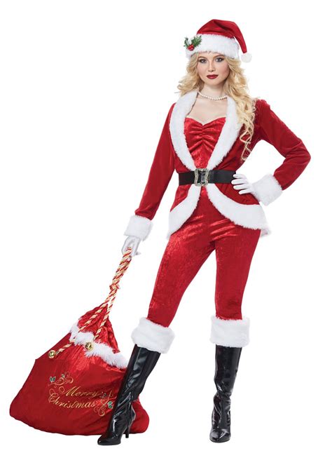 Size X Large Sexy Sassy Mrs Santa Claus Christmas Workshop Adult Costume
